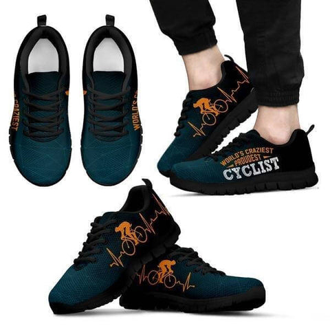 Image of World's Craziest, Proudest Cyclist Sneakers -  Sneakers - EZ9 STORE