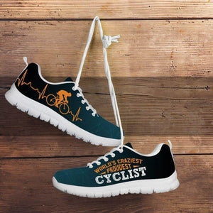 World's Craziest, Proudest Cyclist Sneakers -  Sneakers - EZ9 STORE