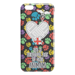 Save Animals - Personalized iPhone Case