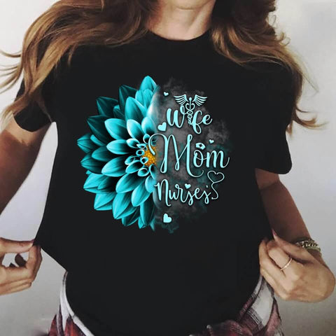 Image of WIFE MOM NURSE SHIRT